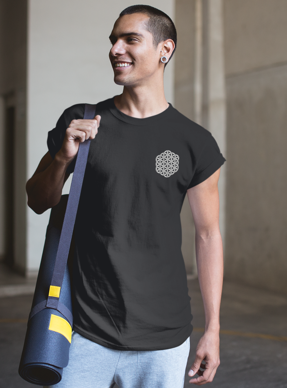 Flower Of Life | Premium Organic Men's T-Shirt