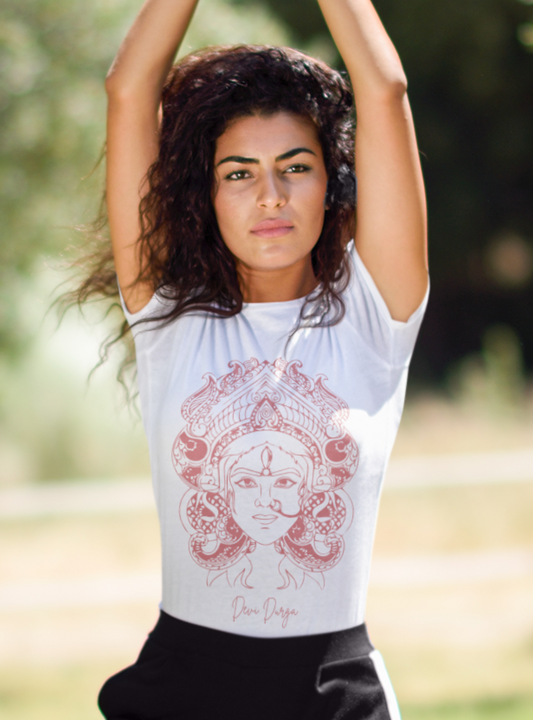 Durga's Blessings | Premium Organic Ladies T-Shirt