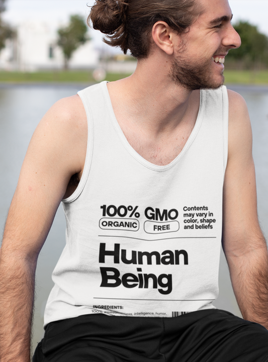 Human Being | Premium Cotton Mens Tank Top