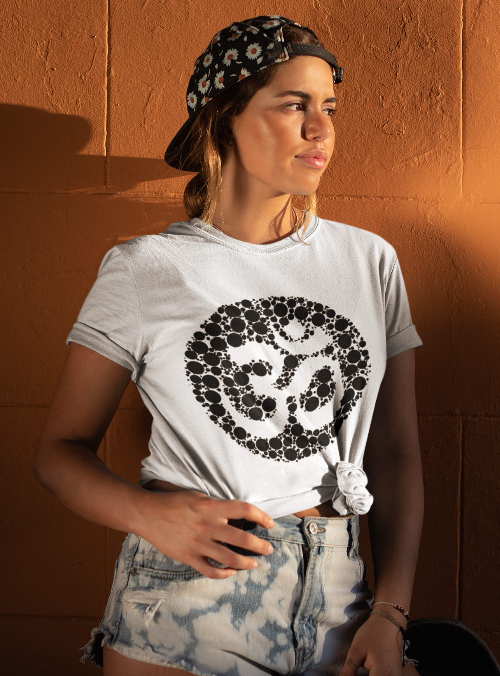 Om Black Pearls | Premium Organic Ladies T-Shirt