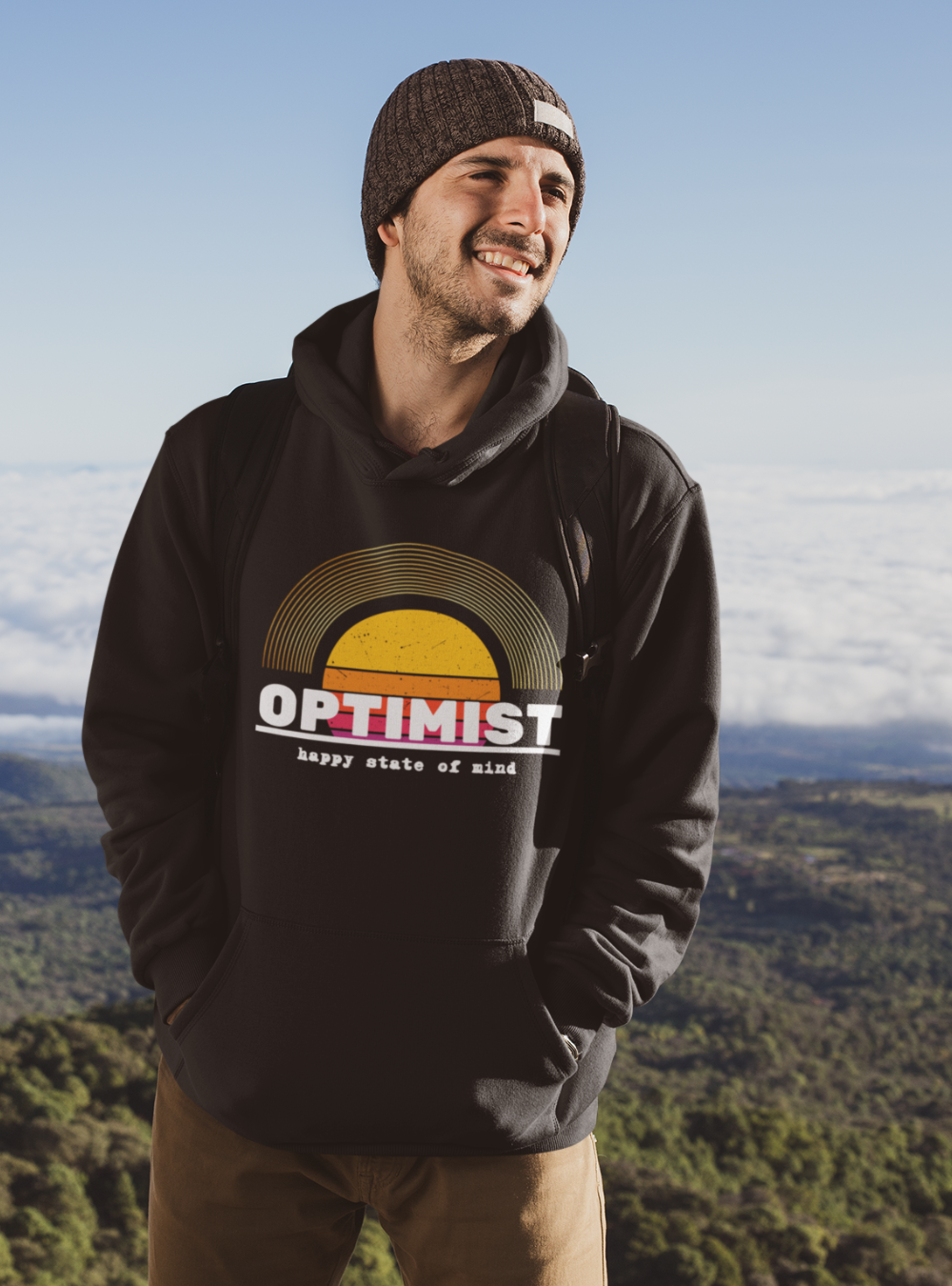 optimist | Premium Organic Unisex Hoodie