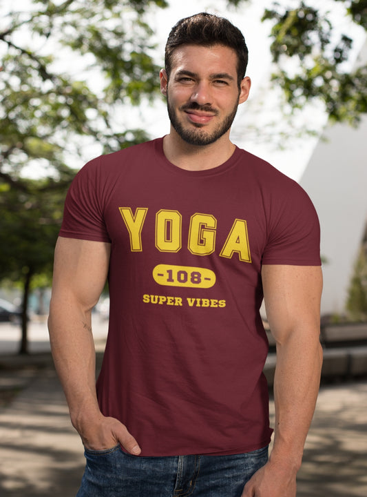 Yoga Super Vibes | Premium Organic Mens T-Shirt