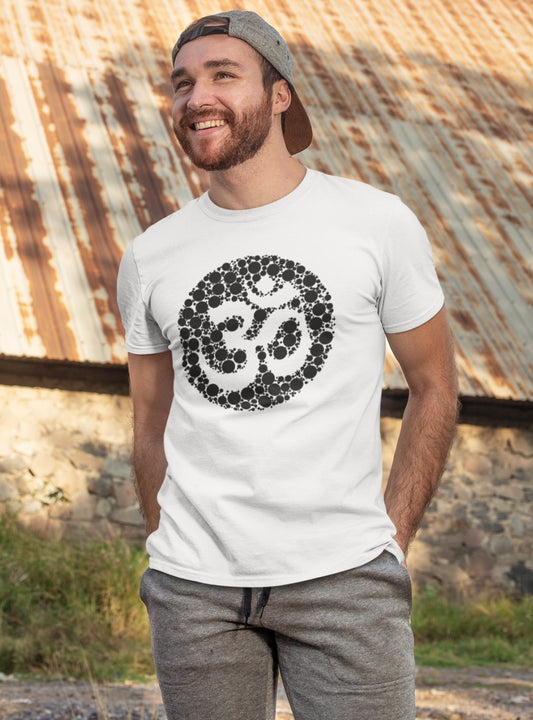 Om Black Pearls | Premium Organic Mens T-Shirt