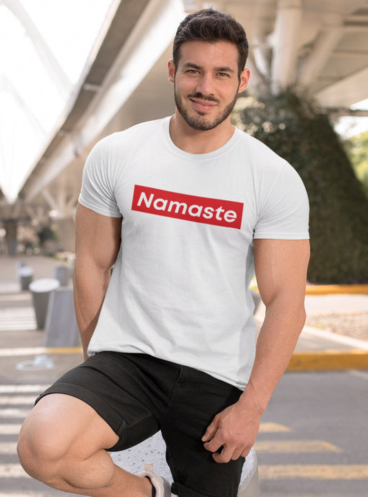 Namaste | Premium Organic Mens T-Shirt