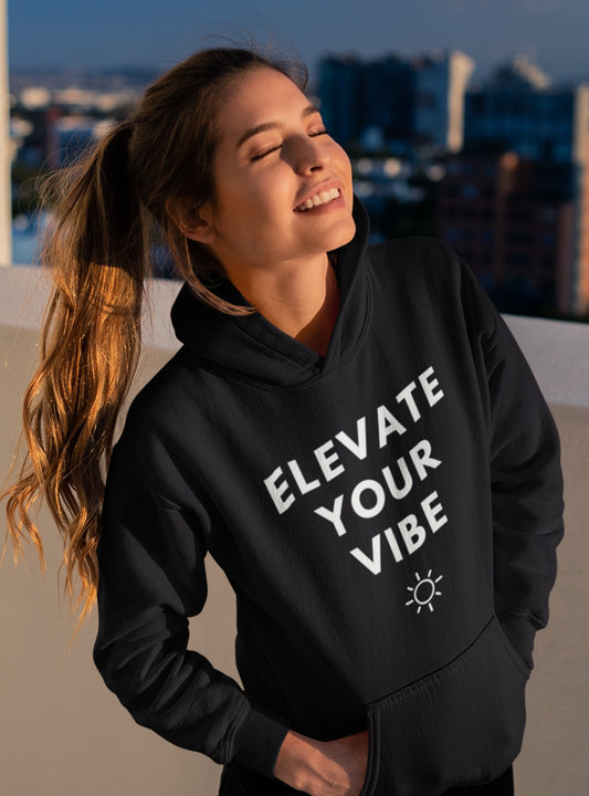 Elevate Your Vibe | Premium Organic Unisex Hoodie