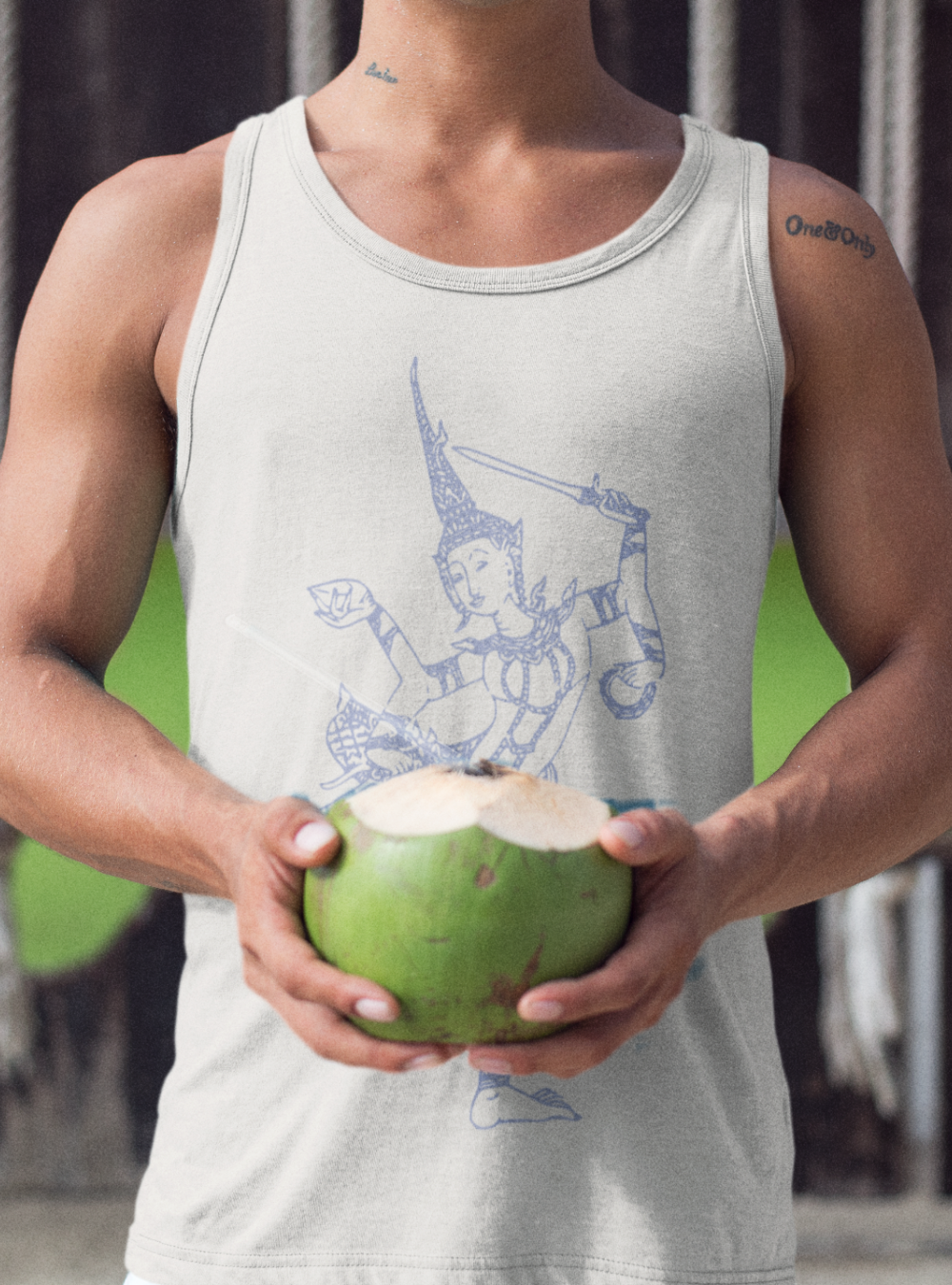 Bali Shiva | Premium Cotton Mens Tank Top