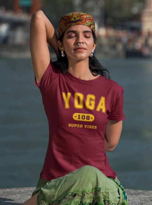 Yoga Super Vibes | Premium Organic Ladies T-Shirt