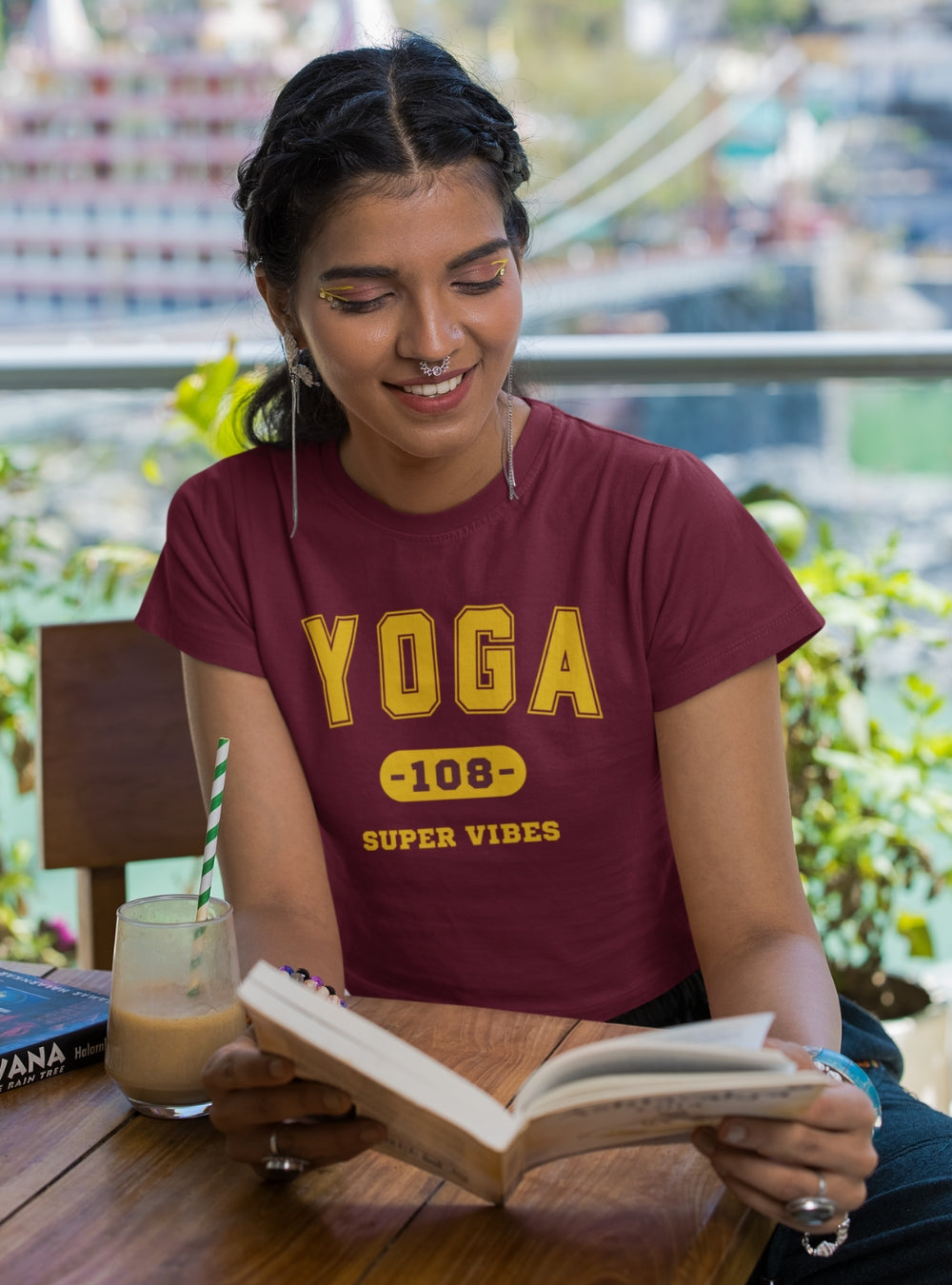 Yoga Super Vibes | Premium Organic Ladies T-Shirt