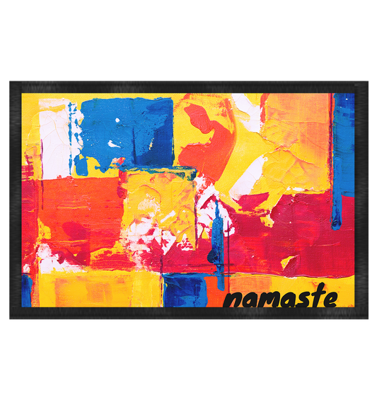 Namaste Abstract | Welcome Mat - doormat 60x40cm