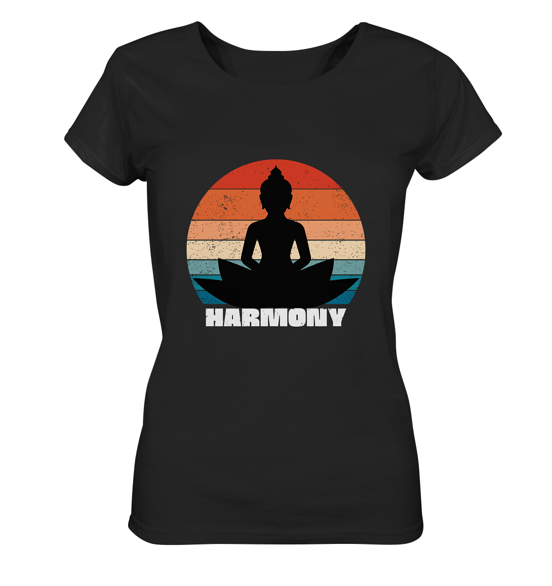 Buddha's Harmony | Premium Organic Ladies T-Shirt