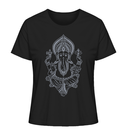 Ganesha's Blessings | Premium Organic Ladies T-Shirt