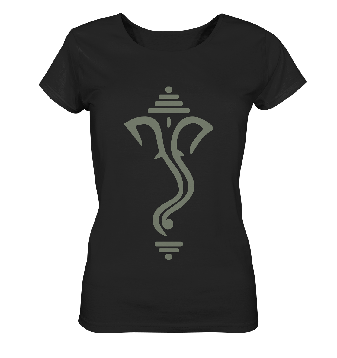 Simple Ganesha | Premium Organic Ladies T-Shirt