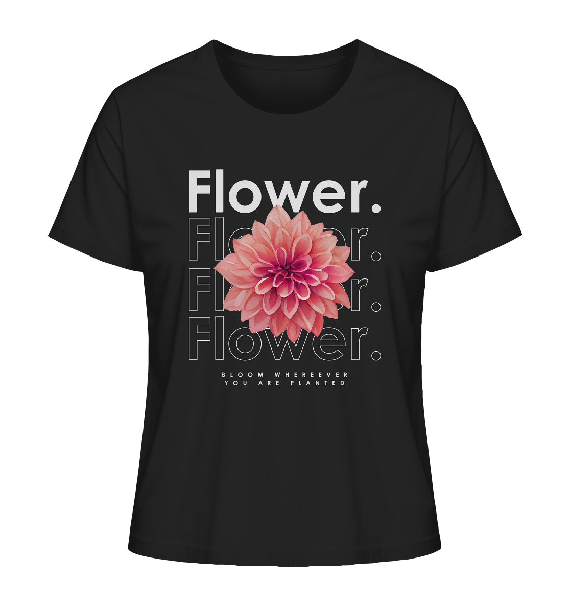 Flower. | Premium Organic Ladies T-Shirt