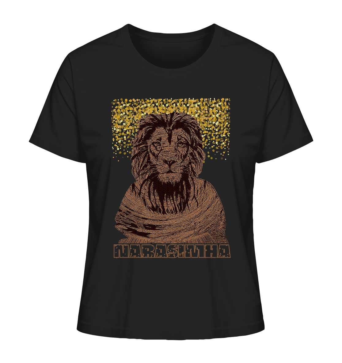 Lion God Narasimha | Premium Organic Ladies T-Shirt