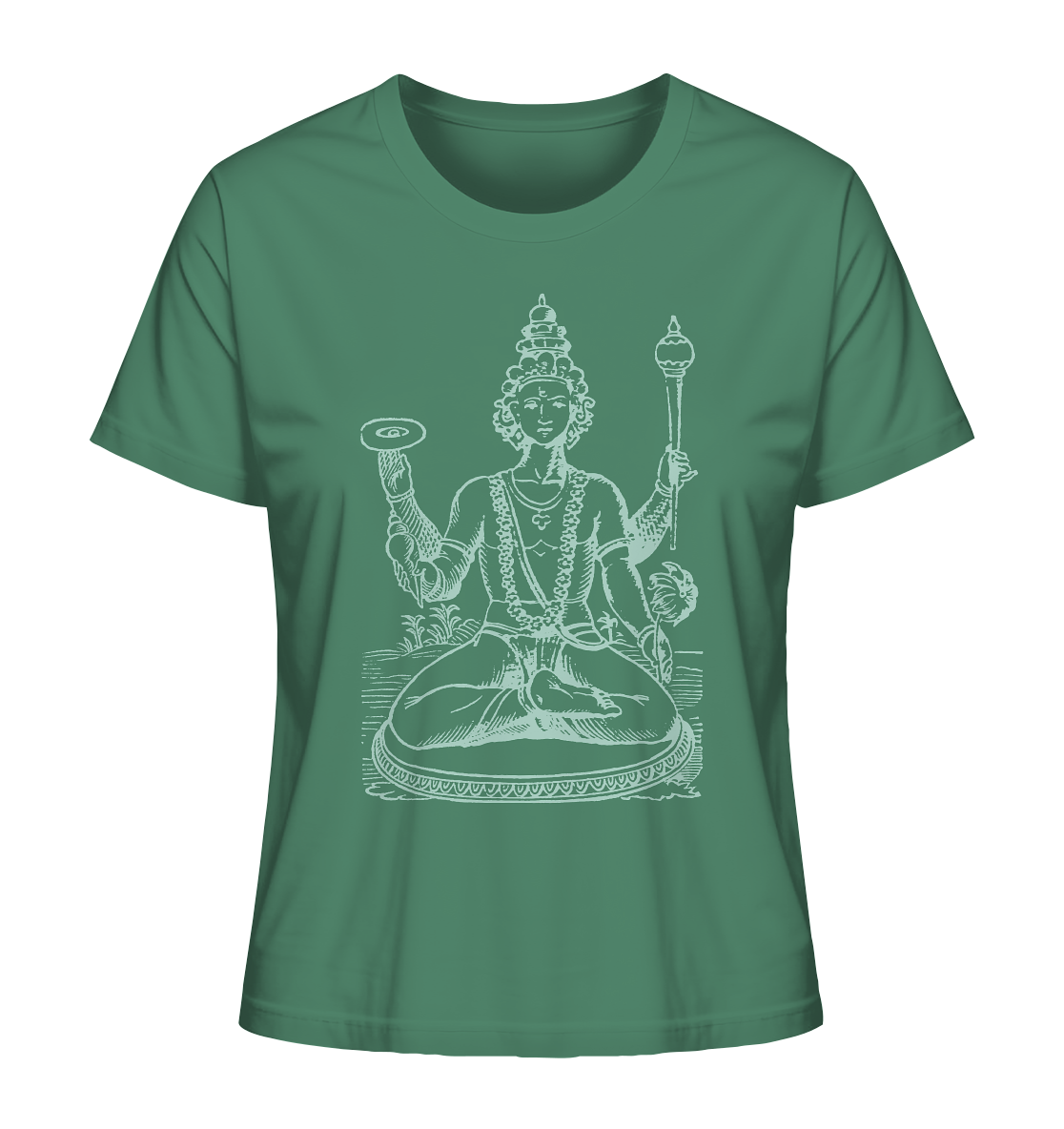 Emerald Vishnu | Premium Organic Ladies T-Shirt