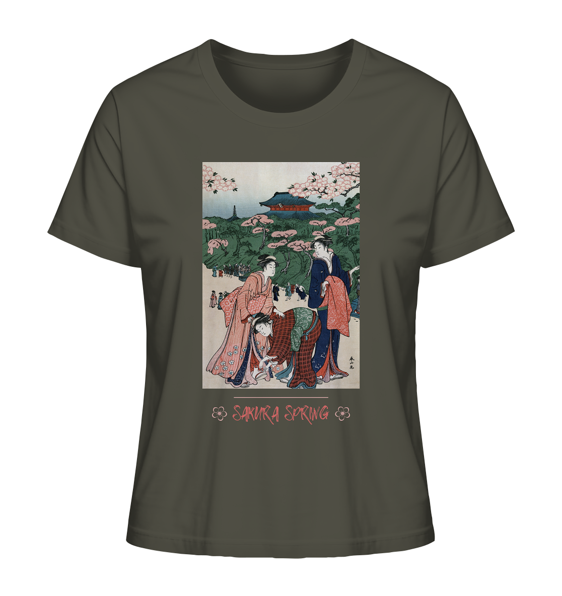Sakura Spring | Premium Organic Ladies T-Shirt