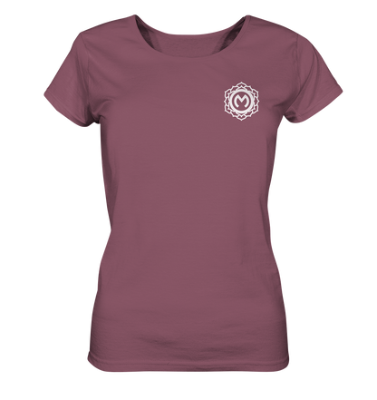 OM 777 (backprint) | Premium Organic Ladies T-Shirt