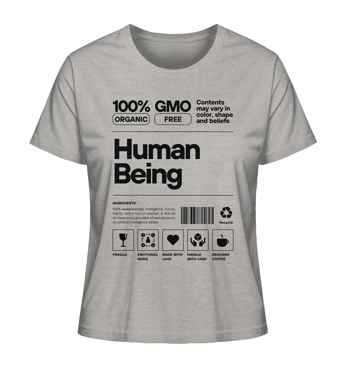 Human Being | Premium Organic Ladies T-Shirt
