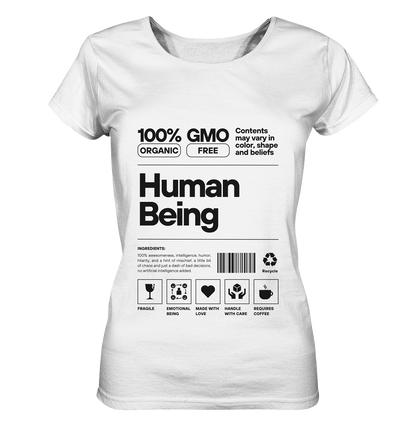 Human Being | Premium Organic Ladies T-Shirt