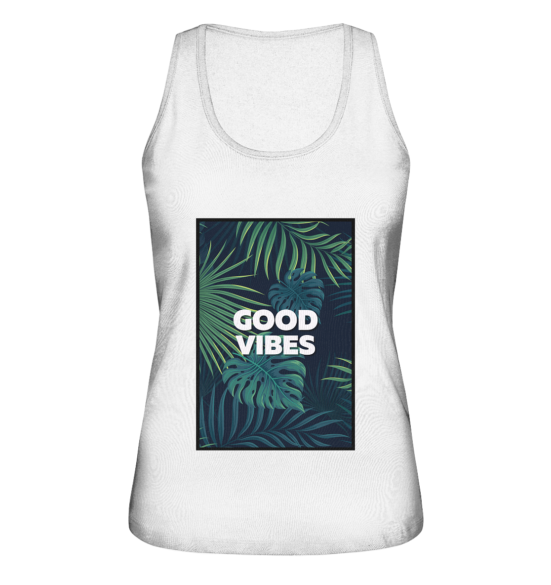 Tropical Good Vibes | Premium Organic Ladies Tank Top