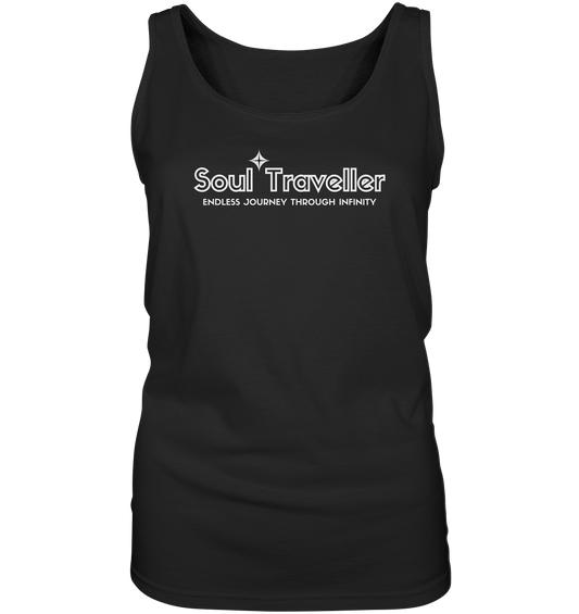 Soul Traveller (backprint) | Premium Cotton Ladies Tank Top