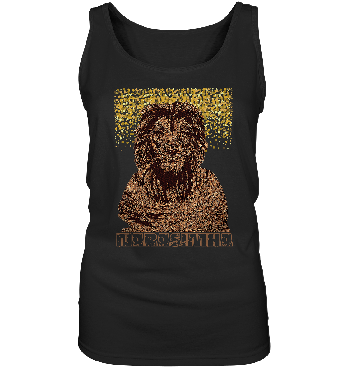 Lion God Narasimha | Premium cotton ladies tank top