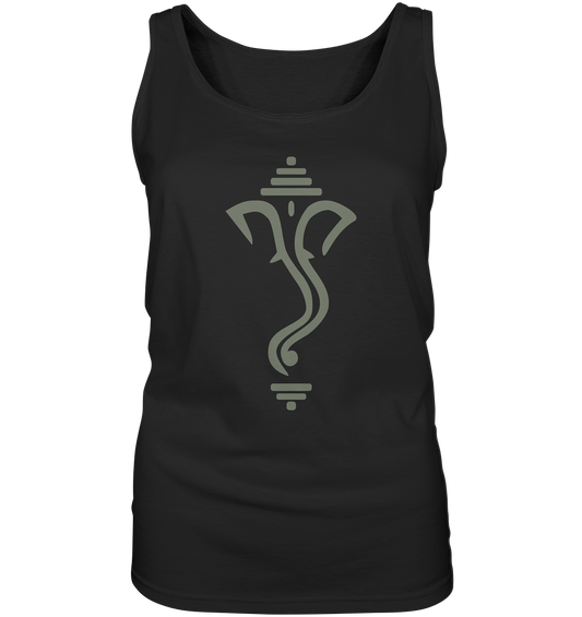Simple Ganesha | Premium Cotton Ladies Tank Top