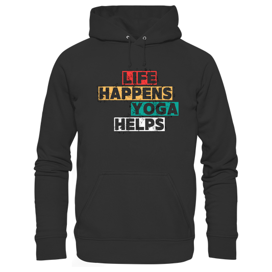 Yoga Helps | Premium Organic Unisex Hoodie