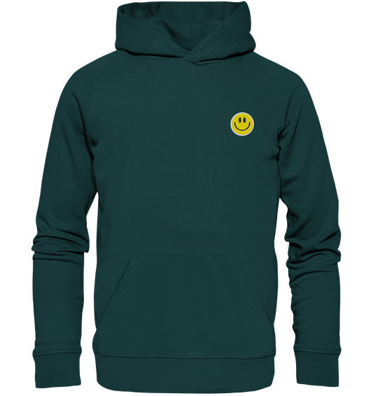 Smiley | Premium Organic Hoodie (Embroidered)
