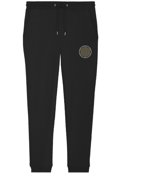 Golden Flower of Life | Premium Organic Unisex Sweatpants (Embroidered)