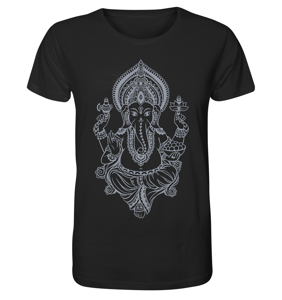 Ganesha's Blessings | Premium Organic Mens T-Shirt