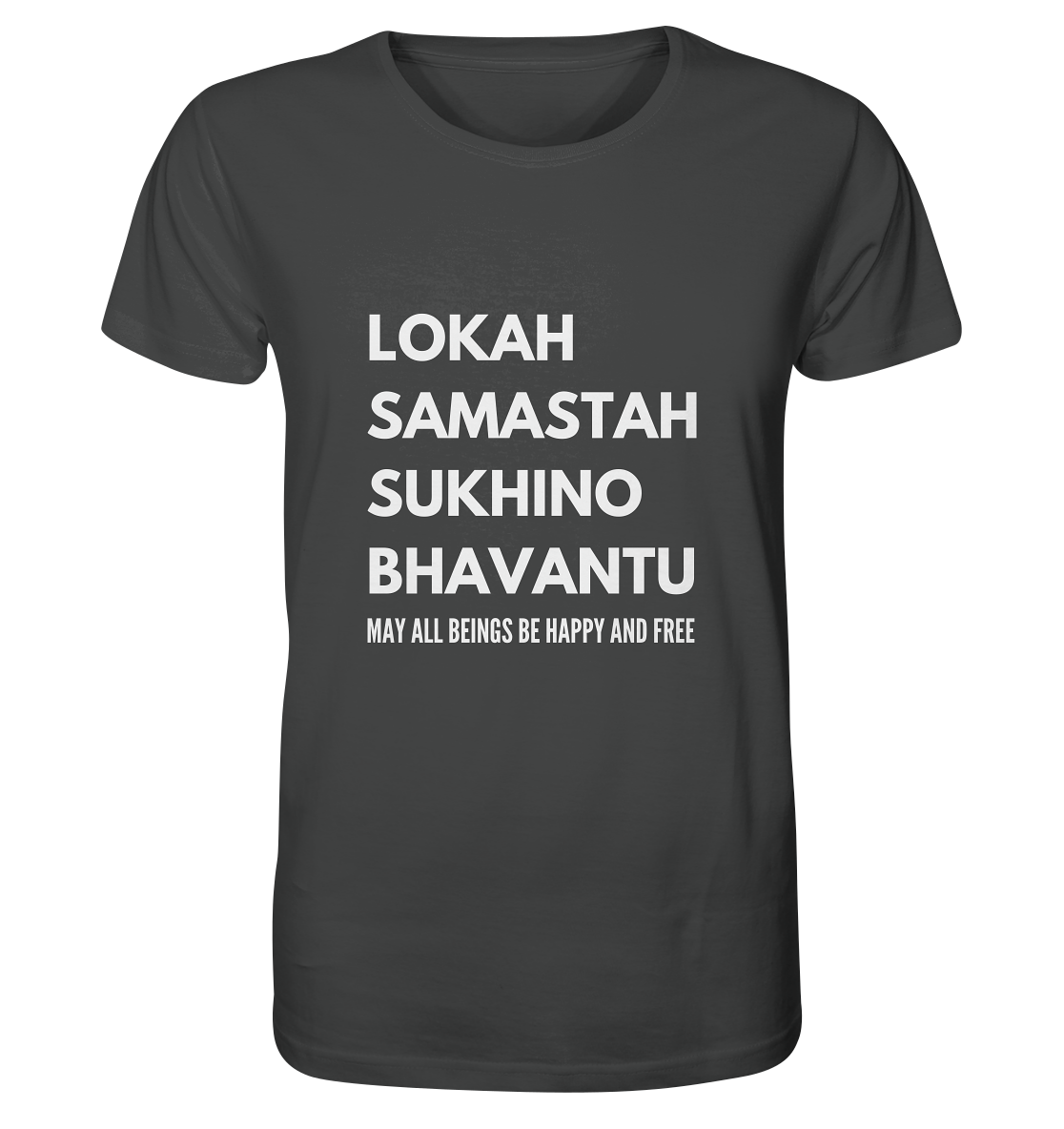 Lokah Samastah Mantra | Premium organic men's t-shirt