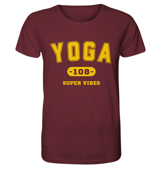 Yoga Super Vibes | Premium Organic Mens T-Shirt