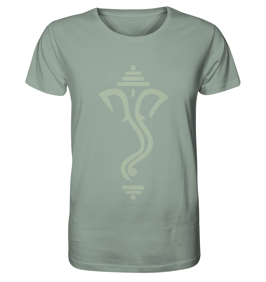 Simple Ganesha | Premium Organic Mens T-Shirt
