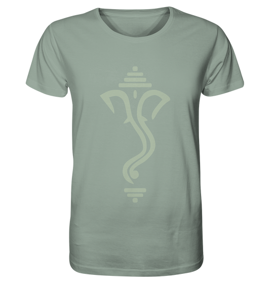 Simple Ganesha | Premium Organic Mens T-Shirt