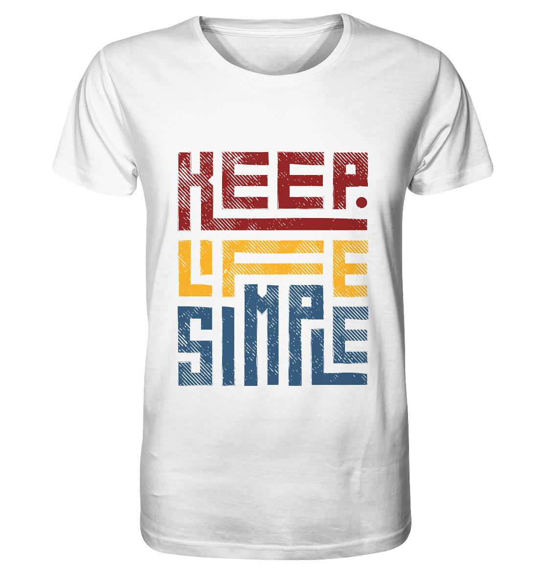 Keep Life Simple | Premium Organic Mens T-Shirt