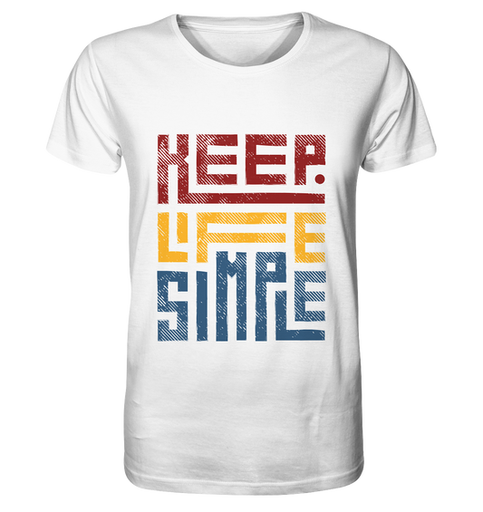 Keep Life Simple | Premium organic men's t-shirt