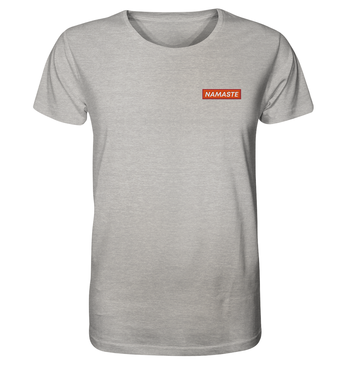 Namaste | Premium Organic Mens T-Shirt (Embroidered)