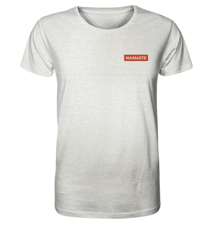 Namaste | Premium Organic Mens T-Shirt meliert (Stick)