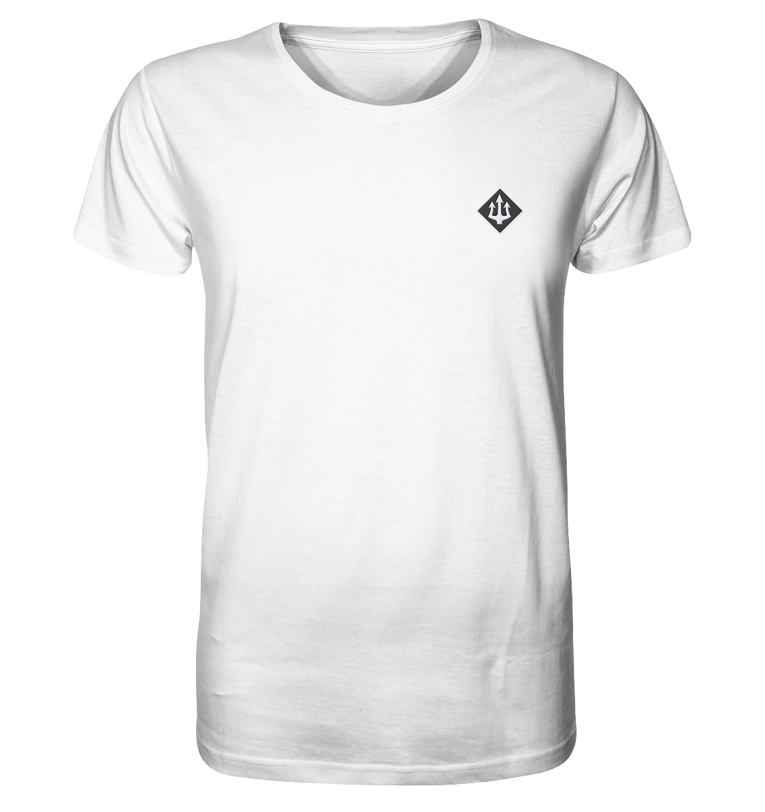 Shiva Trishul | Premium Organic Mens T-Shirt (Embroidered)