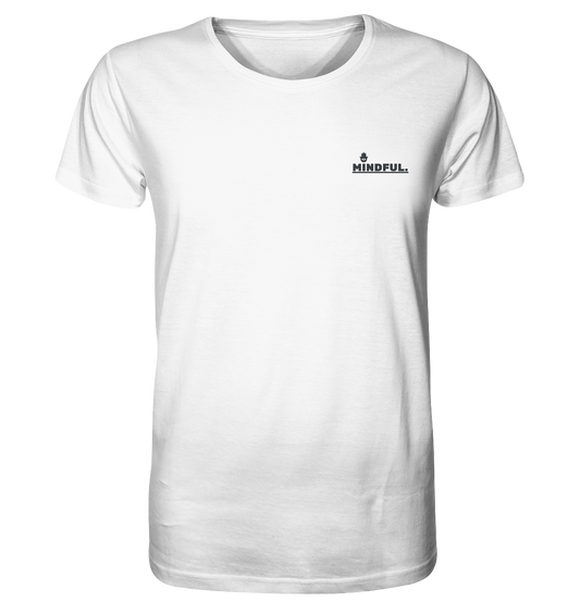 Mindful | Premium Organic Mens T-Shirt (Embroidered)