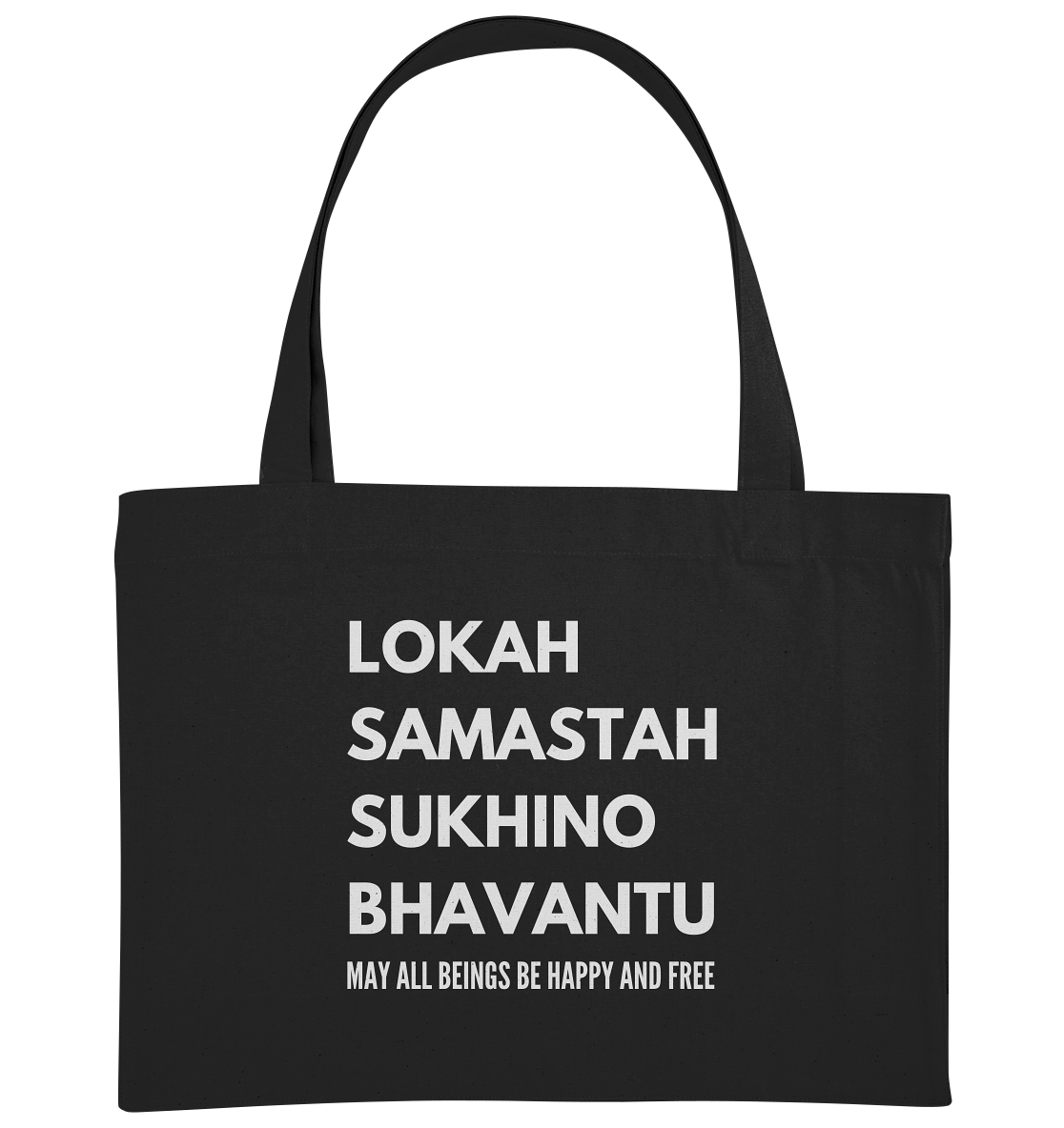 Lokah Samastah Mantra | Premium Organic Beach Bag