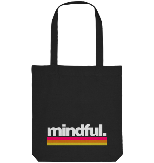 Mindful. | Organic Canvas Tote Bag