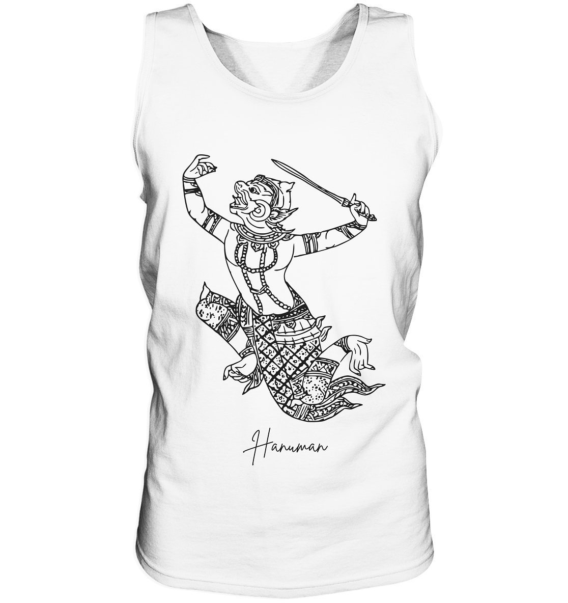 Bali Hanuman | Premium Cotton Mens Tank Top