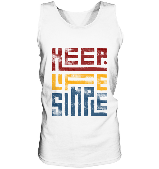 Keep Life Simple | Premium Cotton Mens Tank Top