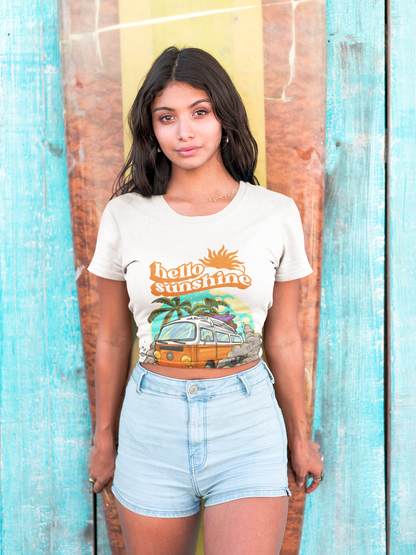 Hello Sunshine | Premium Organic Ladies T-Shirt