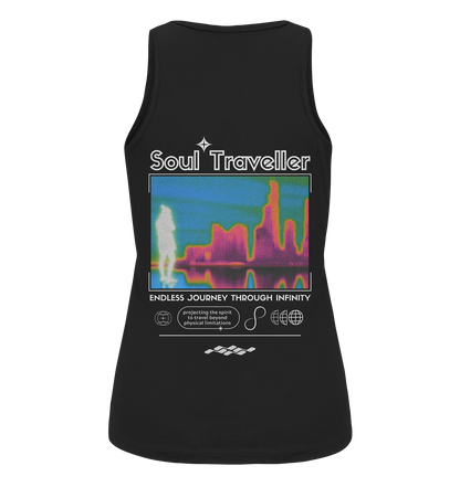 Soul Traveller (backprint) | Premium Organic Ladies Tank Top