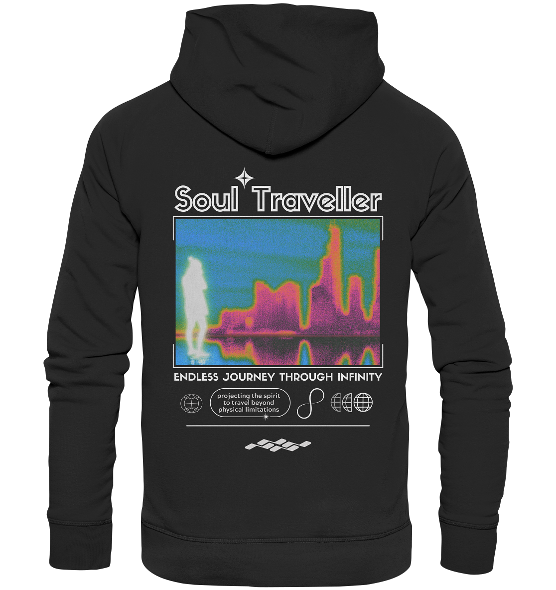 Soul Traveller (backprint) | Premium Organic Unisex Hoodie