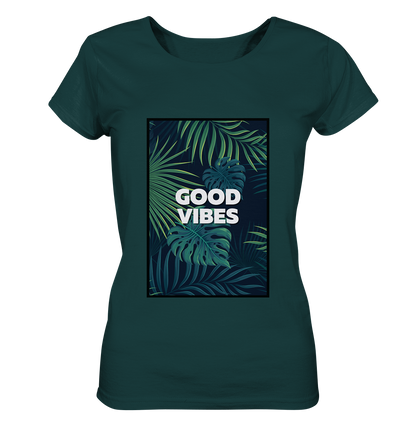 Tropical Good Vibes | Premium Organic Ladies T-Shirt