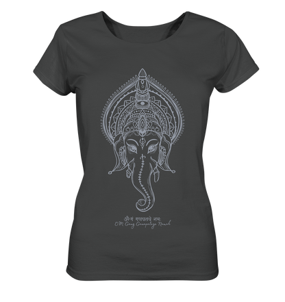 Ganesh Mantra | Premium Organic Ladies T-Shirt